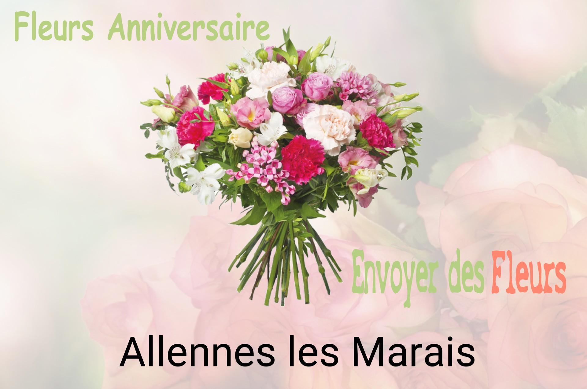 Bouquet de fleurs d’anniversaire livré à Allennes-les-Marais
