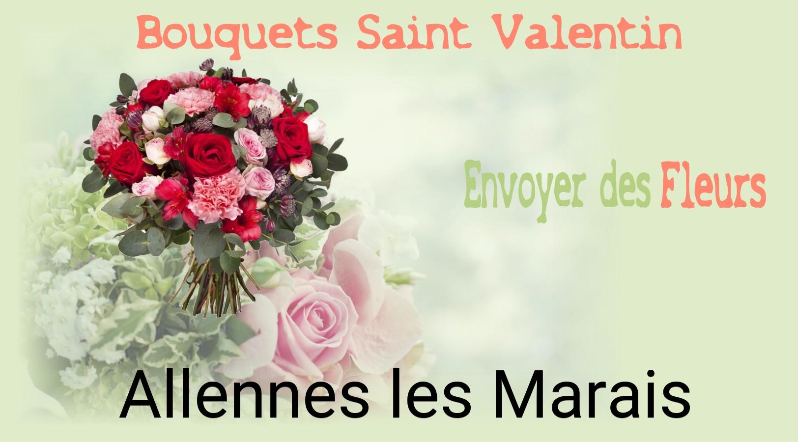 Roses de Saint-Valentin livrées à Allennes-les-Marais